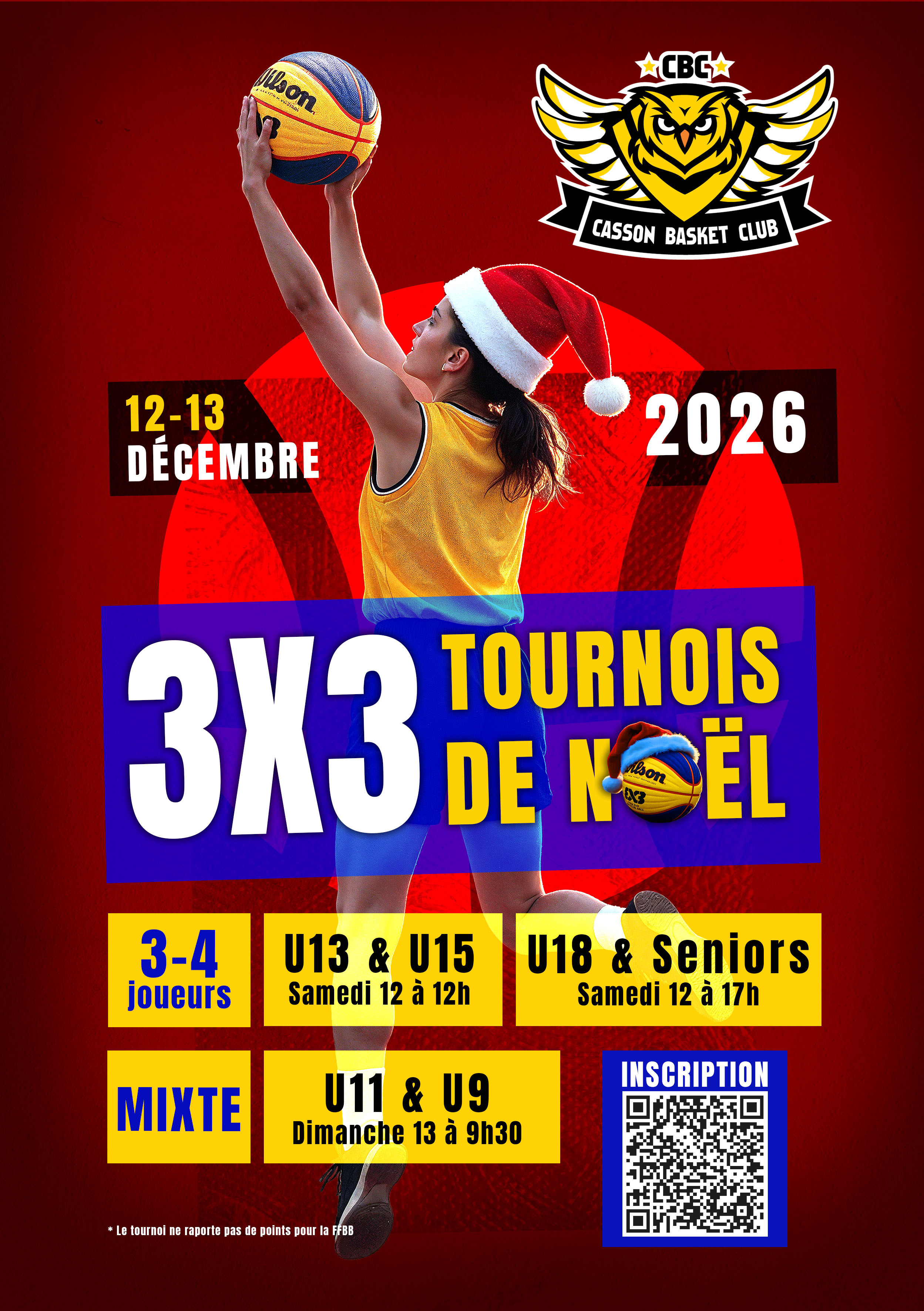 Tournois de Noël 3X3